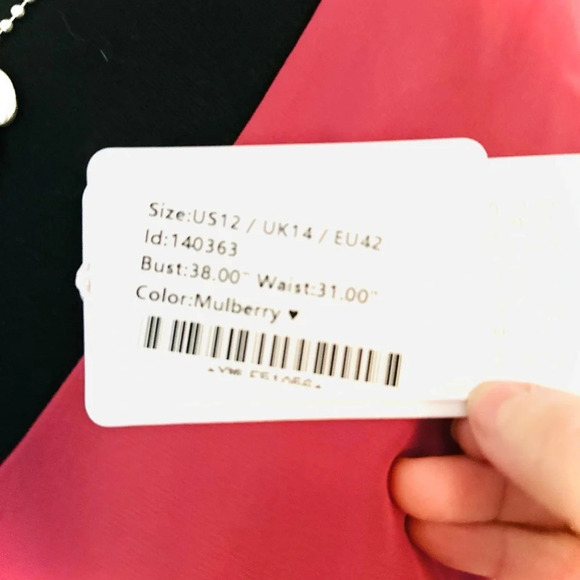 JJ HOUSE ~ Women’s High-Low dress flutter sleeves partially lined dress size 12 - Picture 3 of 10